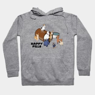 Dogs are my Happy Pills Hoodie